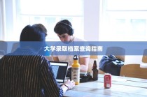 大学录取档案查询全攻略，应对不查询问题的正确方法
