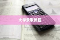 揭秘大学录取流程，高清流程图全面解读