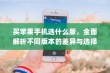 买苹果手机选什么版，全面解析不同版本的差异与选择建议