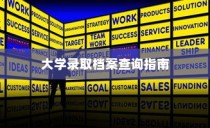 大学录取档案查询全攻略，应对不查询问题的正确方法