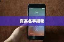 揭秘苹果手机7的真实名字