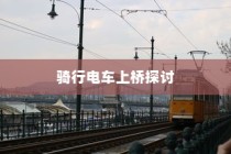 关于电车通行海心桥的出行探讨，能否骑行电车上桥？