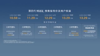 第四代博越L预售启动，入门即高配，价格亲民，开启三好SUV新篇章