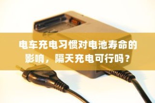 电车充电习惯对电池寿命的影响，隔天充电是否可行？