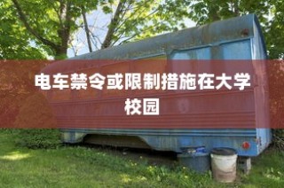 校园交通模式探索，禁电车大学名单揭秘