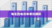 电车充电功率单位详解