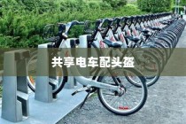 城市共享电车新出行模式，头盔配备，安全与便捷并重