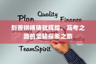 高考路上的坚韧探索，刻苦拼搏铸就辉煌之旅