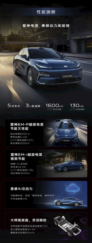 吉利银河星耀8 EM中大型轿车，超值首选，仅售11.58万元起