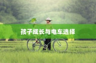孩子成长后的电车选择，探讨适合性与考量因素