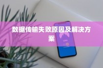 iPhone数据传输问题解析，无法完成数据传输的原因及解决方案