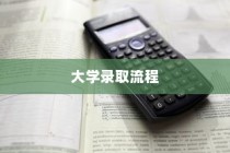 揭秘大学录取流程，高清流程图全面解读