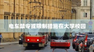 校园交通模式探索，禁电车大学名单揭秘
