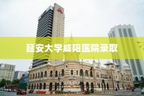 延安大学咸阳医院录取，医学之旅的起点之门