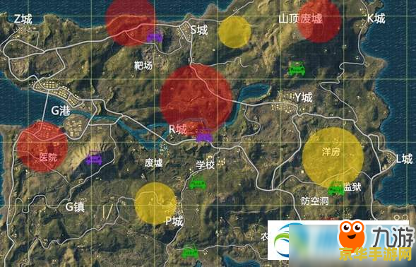 绝地求生 地图 绝地求生地图深度解析