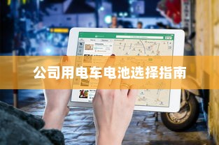 公司用电车电池选择指南