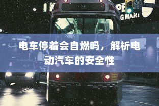 电车停着会自燃吗，解析电动汽车的安全性