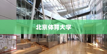 北京体育大学福建录取情况全面解析