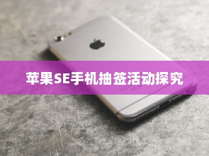 苹果SE手机抽签活动探究