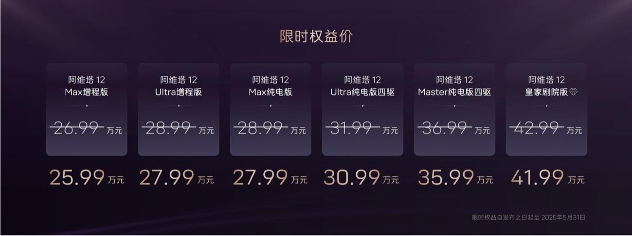 阿维塔新款车型重磅发布，升级版阿维塔12 2025起售价揭晓，起售26.99万元  第2张